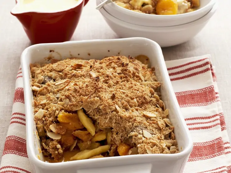 Trockenfrüchte Crumble