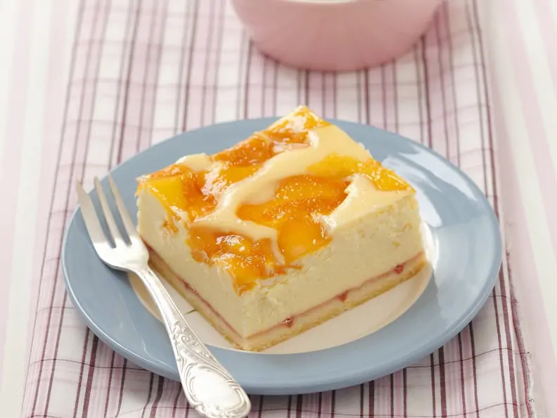 Pfirsich-Käsekuchen