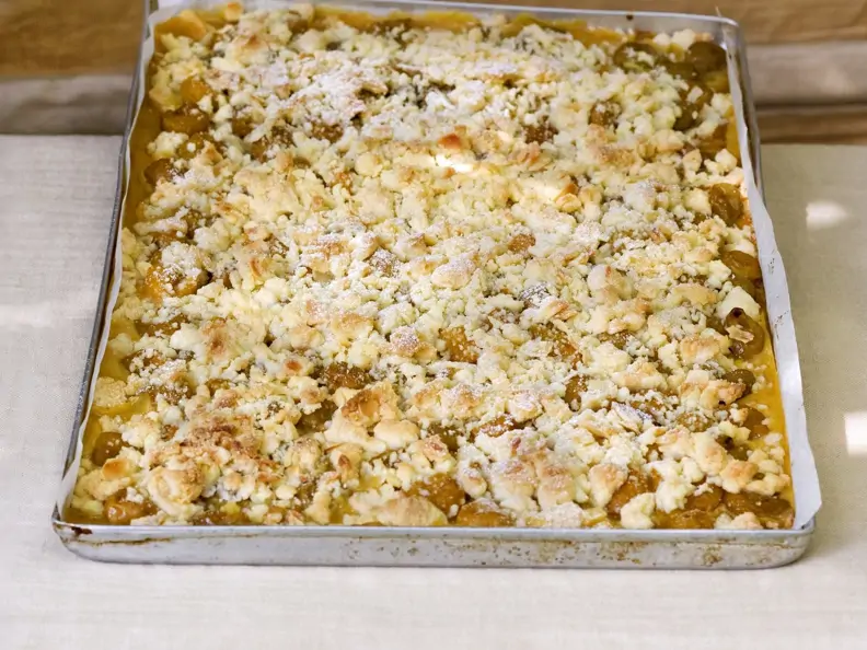 Streuselkuchen mit Mirabellen