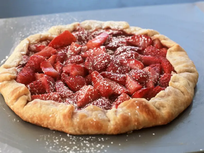 Erdbeer-Galette