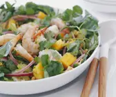 Shrimps-Mango-Salat mit Koriander