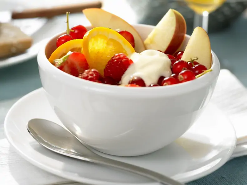 Obstsalat zum Frühstück