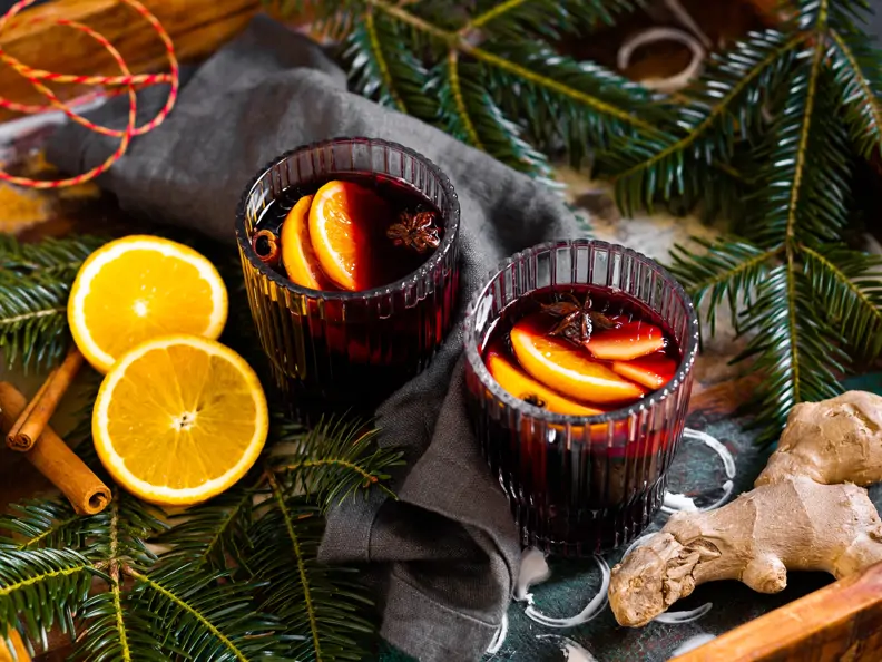 Orange-Ingwer-Glühwein