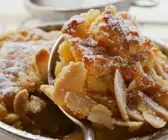 Apfel-Crumble mit Mandeln