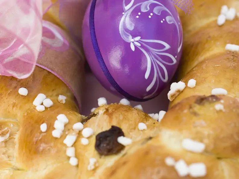 Hefekranz zu Ostern