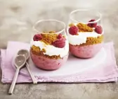 Himbeer-Bananen-Trifle mit Spekulatius