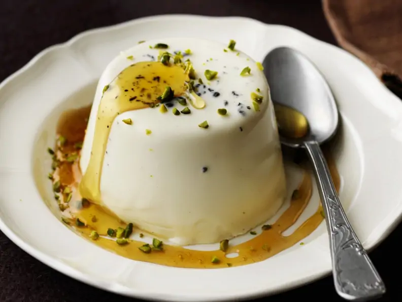 Panna cotta mit Honig