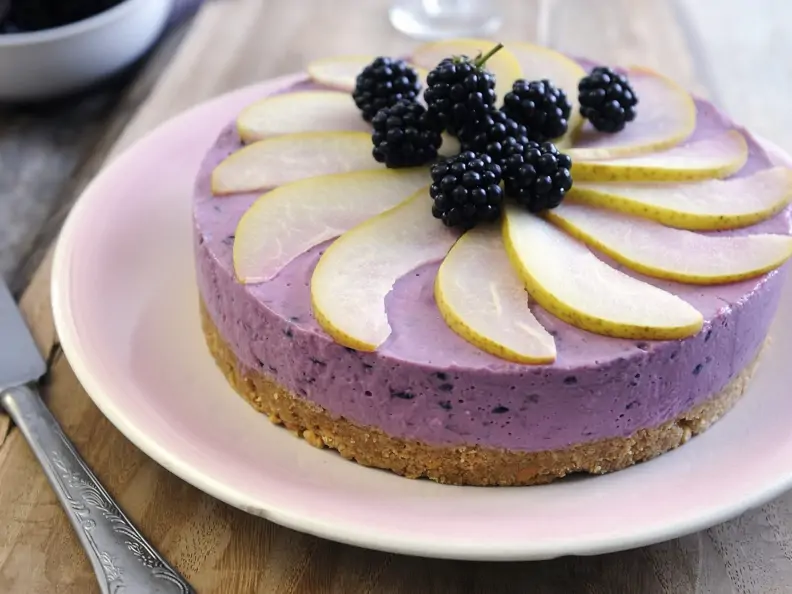 Brombeer-Frischkäsekuchen