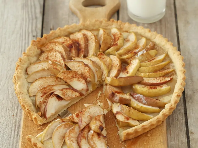 Apfeltarte mit Quark