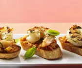 Bruschetta mit Scampis