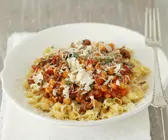 Nudeln mit Kichererbsen