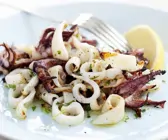 Gegrillter Tintenfischsalat