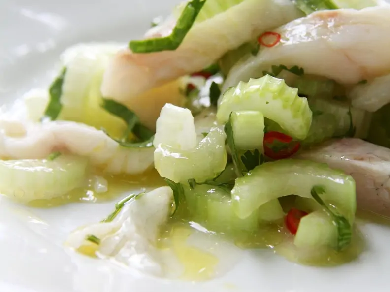 Ceviche mit Stangensellerie