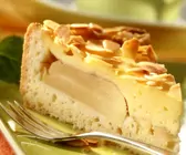 Apfel-Pudding-Kuchen mit Mandeln