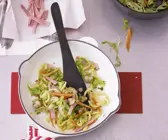 Spätzle mit Schinken und Gemüse