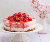 Käsekuchen mit Beeren