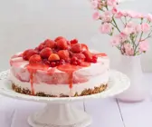 Käsekuchen mit Beeren