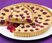 Tarte mit Himbeeren