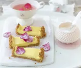 Tarte mit weißer Schokolade