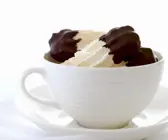 Nuss-Baiser mit Schokolade
