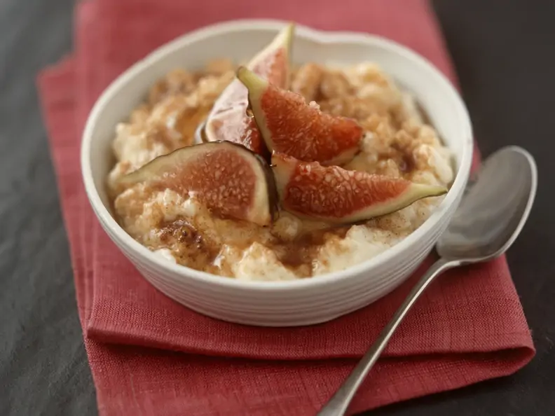 Reisauflauf mit Honig-Feigen