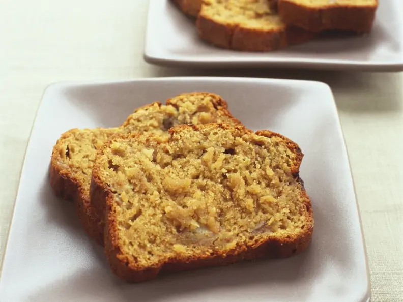 Bananenkuchen nach amerikanischer Art