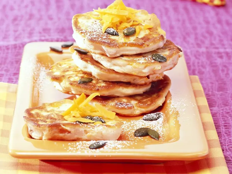 Süße Kürbis-Pancakes