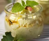 Birnen-Vanille-Quark mit Rum