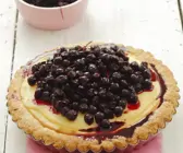 Käsekuchen mit Apfelbeeren