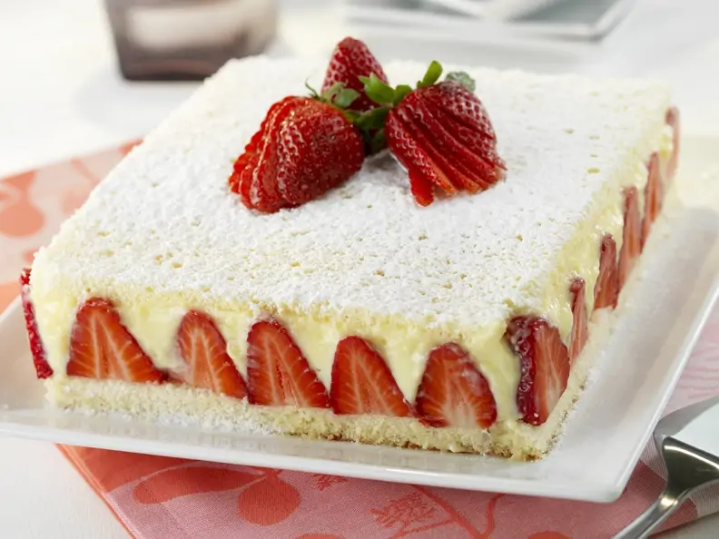 Erdbeer-Vanille-Torte