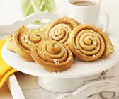 Süße Schnecken aus Hefeteig