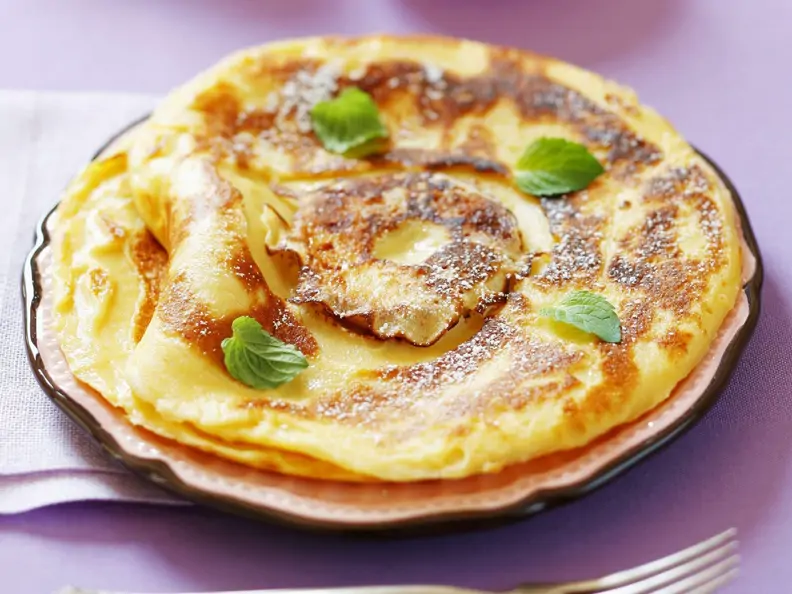 Süße Apfelpfannkuchen