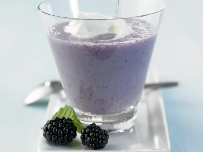 Brombeer-Vanille-Smoothie