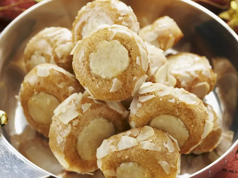 Lebkuchen-Marzipan-Plätzchen