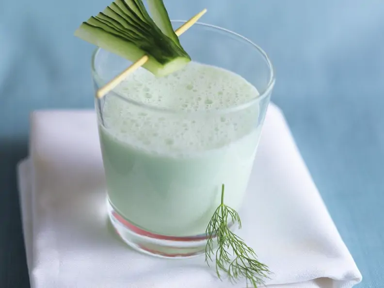 Gurken-Drink mit Wasabi