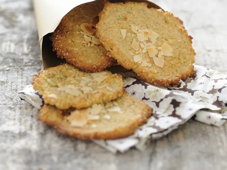 Quinoa-Plätzchen mit Mandeln