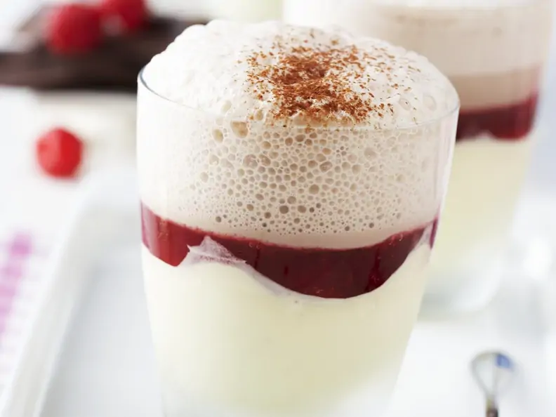 Himbeer-Cappuccino