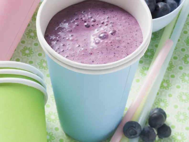 Blaubeer-Smoothie ohne Banane