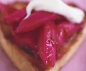 Rhabarberkuchen mit Mascarpone