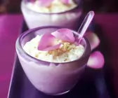 Milchreis mit Rosenwasser und Zimt
