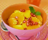 Orangensalat mit Granatapfel