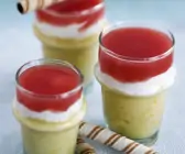 Wassermelonen-Schichtdessert