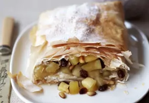 Schneller Apfelstrudel