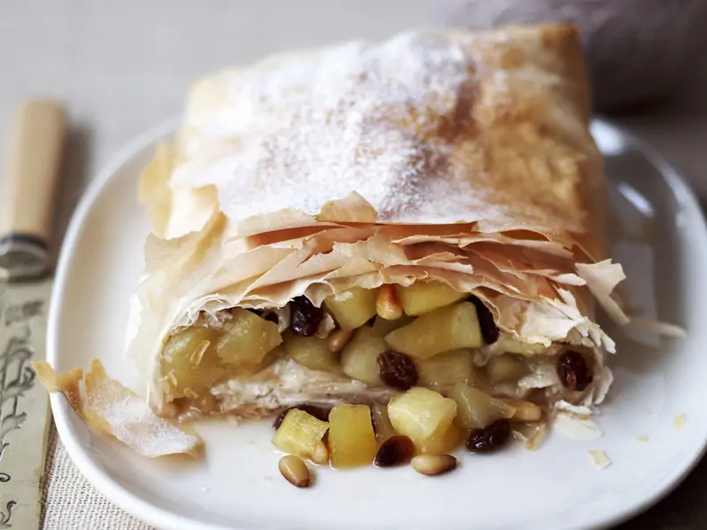 Schneller Apfelstrudel