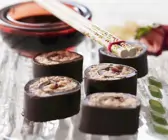 Süßes Sushi mit Schokolade