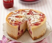 Himbeer-Käsekuchen mit Knusperboden