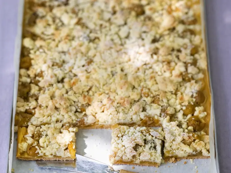 Mirabellenkuchen mit Streuseln