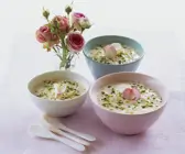 Reispudding nach marokkanischer Art mit Pistazien