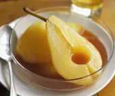 Pochierte Birnen