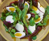Rote-Bete-Salat mit Eiern und Mozzarella